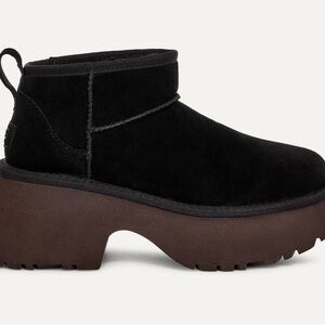 UGG Black and Brown Platform boot